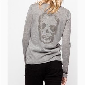 Zadig & Voltaire Happy Skull Embellished Sweater